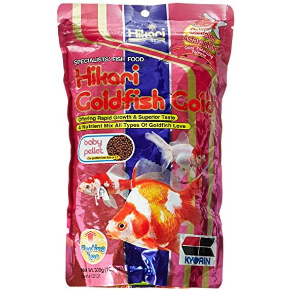 Goldfish Gold Baby Pellets 10.5oz Hikari