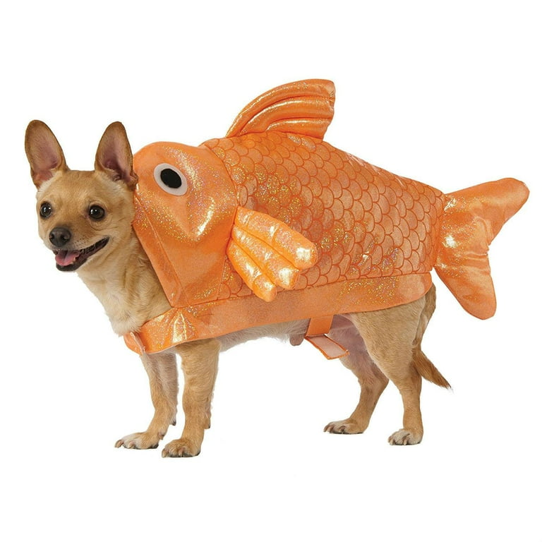 Goldfish Gold Fish Animal Sea Ocean Fancy Dress Up Halloween Pet Dog Cat Costume