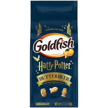 Goldfish Harry Potter Butterbeer Butterscotch Flavored Baked Grahams, 6.1 oz Bag