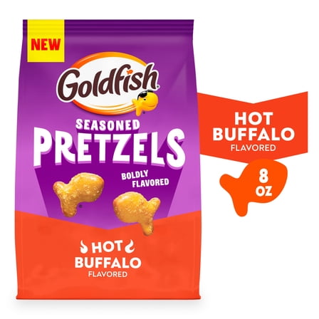 Goldfish Hot Buffalo Seasoned Pretzels, 8 Ounce Bag