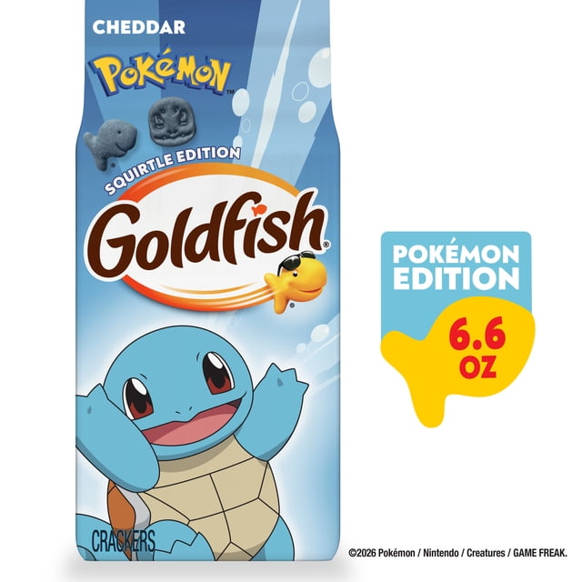 Pepperidge Farm Goldfish Limited Edition Squirtle Cheddar Crackers — product image