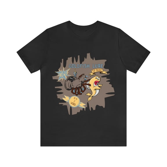 Goldfish Lure New Top Product Up To Three Wishes Bella Canva 3001 Tee