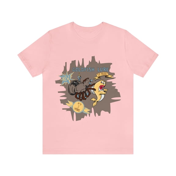 Goldfish Lure New Top Product Up To Three Wishes Bella Canva 3001 Tee