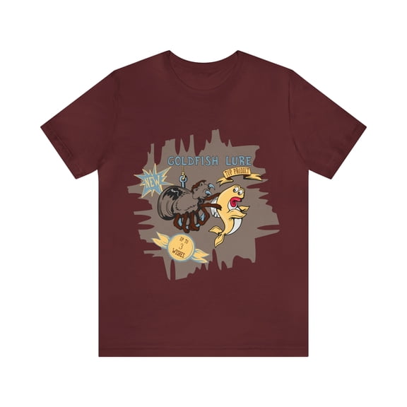 Goldfish Lure New Top Product Up To Three Wishes Bella Canva 3001 Tee
