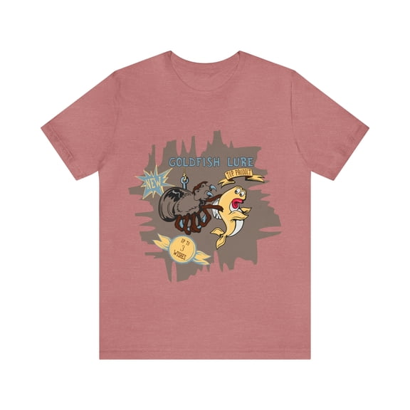 Goldfish Lure New Top Product Up To Three Wishes Bella Canva 3001 Tee