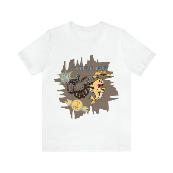 Goldfish Lure New Top Product Up To Three Wishes Bella+Canva 3001 Tee