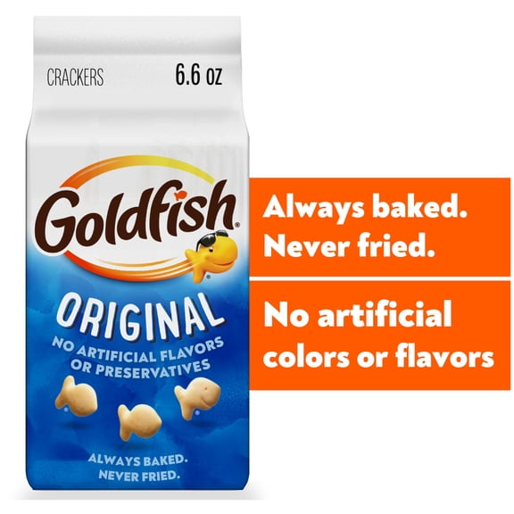 Goldfish Original Crackers, 6.6 oz Bag
