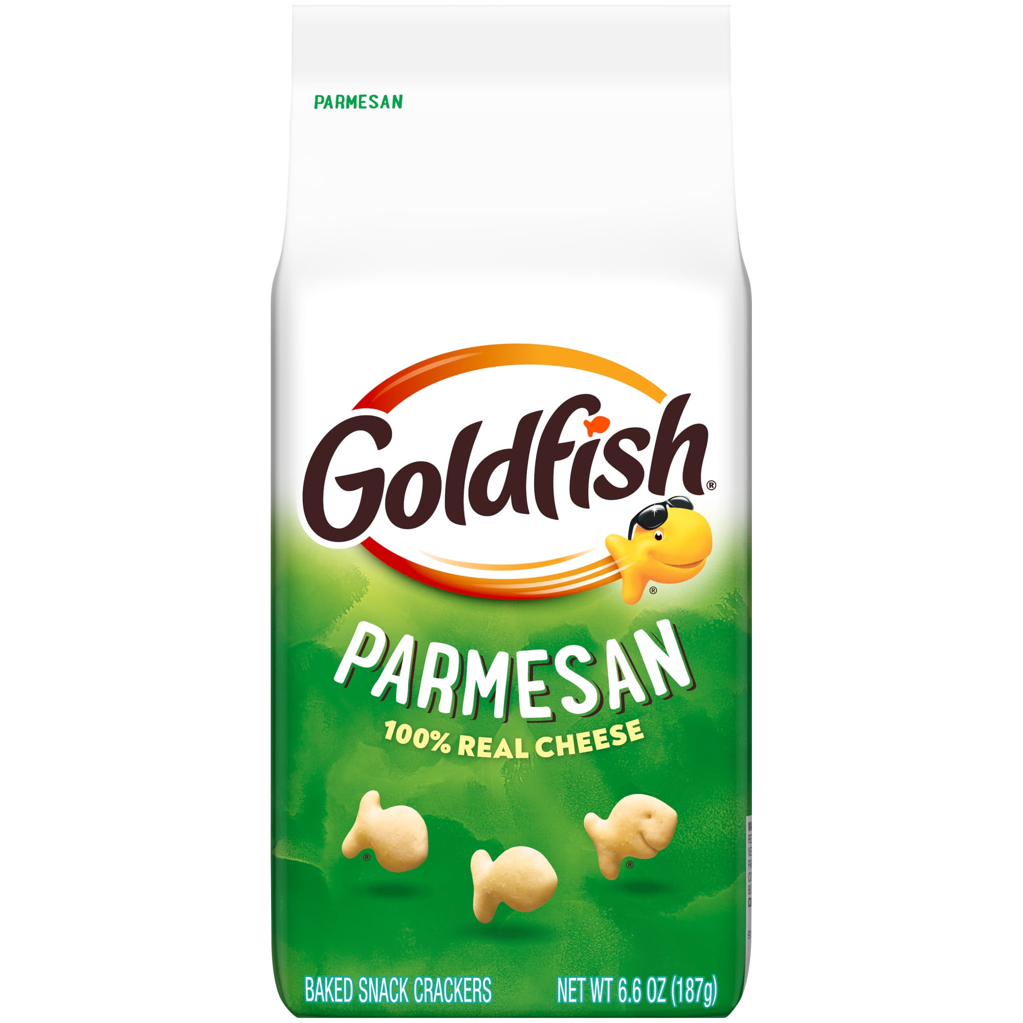 Goldfish Parmesan Cheese Crackers, 6.6 oz Bag