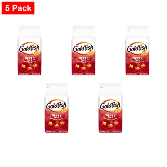 Goldfish Pizza Cheese Crackers 6.6 oz - 5 Pack