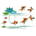 thumbnail image 1 of Goldfish Pond Style Easy Peel and Stick DIY Wall Decal Adhesive Sticker for Home, Office, Workplace, Spa, Nail Salon, Beauty Salon, Nursery, Playroom and Classroom Decor, 1 of 1