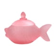 thumbnail image 1 of Goldfish Shaped Crystal Glass Candy Dish, Goldfish Candy Dish with Lid, Vintage Candies Bowl, Snack Dessert Dishes for Office Desk Home Kitchen Tabletop, 1 of 6