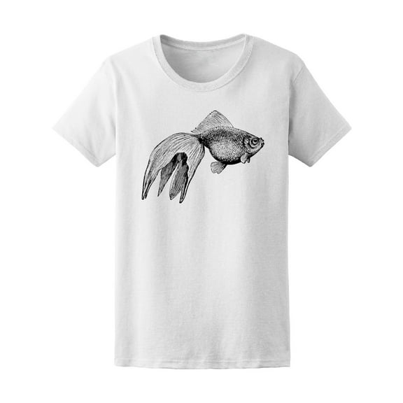 Goldfish Side View Art T-Shirt Men -Image by Shutterstock, Male Large