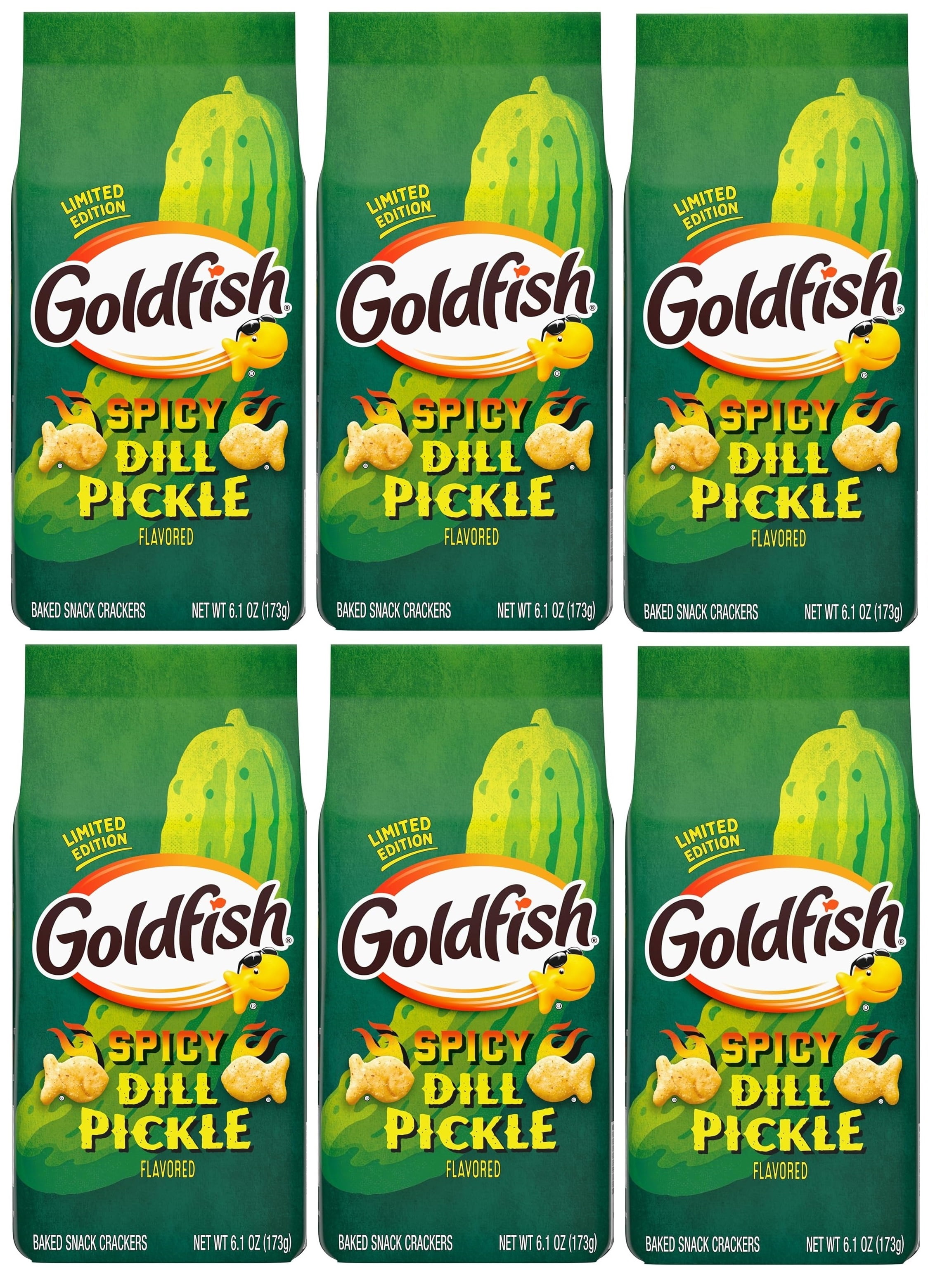 Goldfish Spicy Dill Pickle Limited Edition 6 Pack