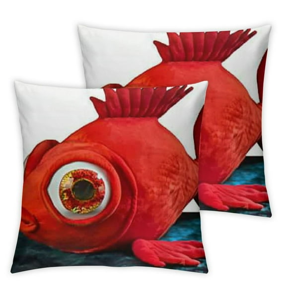 Goldfish Stuffed Animal Soft Cute Fish Plush Pillow Toy Gift for Kids,Red