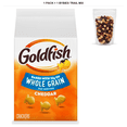 Goldfish Whole Grain Cheddar Baked Snack Crackers, 1 Carton, 27.3 oz ...