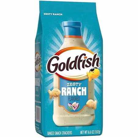 Goldfish Zesty Ranch Flavored Crackers, 6.6 Oz Bag