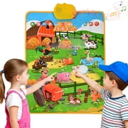 Faburo Alphabet Wall Chart,Talking ABC & 123 Educational Montessori Toys for Kids Preschool Learning Toys for Boys & Girls