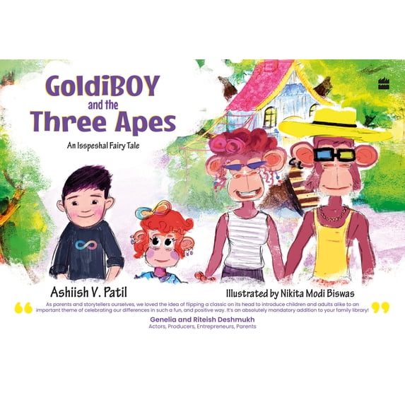 Pre-Owned Goldiboy and the Three Apes: An Isspeshal Fairy Tale (Paperback) 9356991626 9789356991620