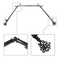 thumbnail image 1 of Goldie 13/16" Bay Window curtain rod 20"-36", 38"-72" - Black,(ABay-71-2), 1 of 4