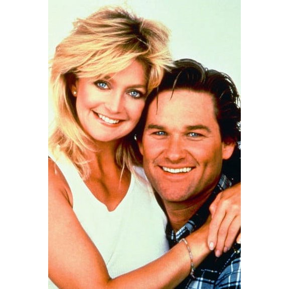 Goldie Hawn Kurt Russell Smiling Pose 24x36 Poster Swingshift