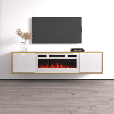 "Knoxville BL-EF 71"" Electric Fireplace TV Stand for TVs up to 80 ...