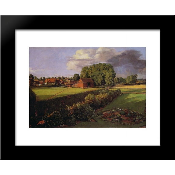 Golding Constable's Flower Garden 20x24 Framed Art Print by John Constable
