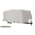thumbnail image 1 of Goldline GLRVTT3032G Outdoor Auto Travel Trailer Cover by Eevelle | Fits 30 - 32 Feet | Gray, 1 of 13