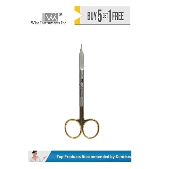 Goldman Fox Scissors Straight, 13cm Tungsten Carbide
