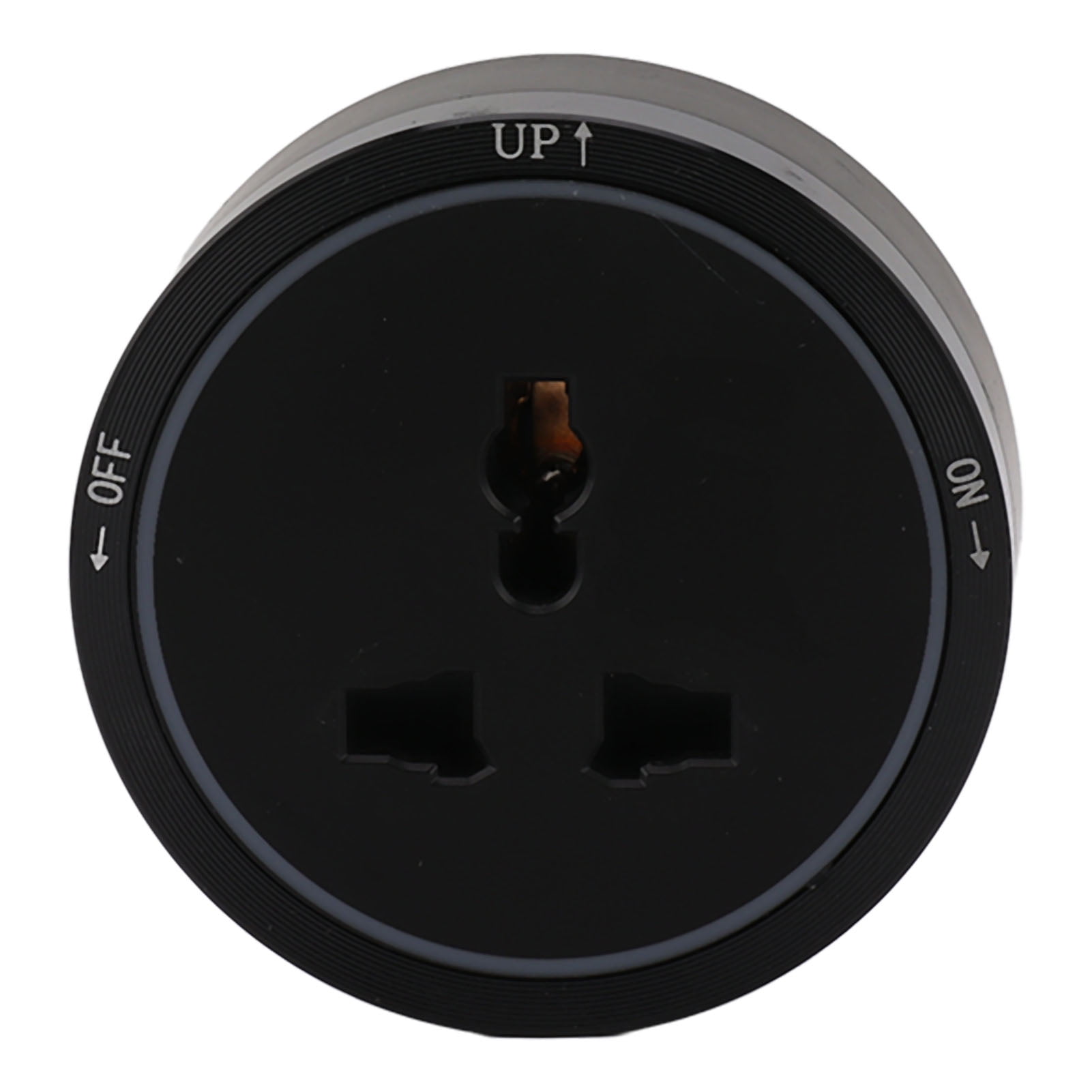 Goldmeet Electrical Outlet Track Socket Black Horizontal Removable