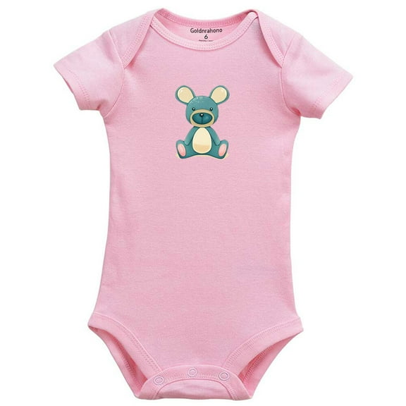 Goldnrahono Baby Boys Girls Romper Printed Cute Animals Baby Newborn Clothing Outfit Short Sleeve Bodysuits 0-24 Months
