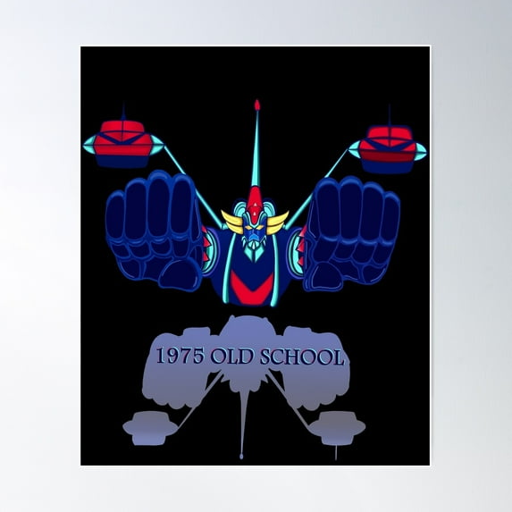 Goldorak, Grendizer,1975 Old School Ufo Poster Wall Art, Modern Wall Decor For Living Room Bedroom, 16x24 UNFRAMED