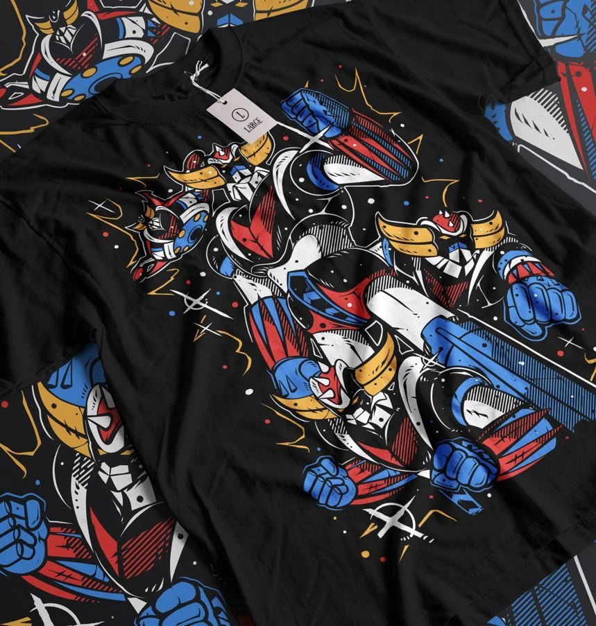 T-Shirt Homme Actarus UFO Robot - Dessins Animés Années 80 Blasfemus Made In Italy