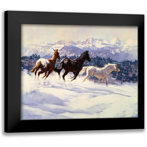 Goldrick, Claire 18x15 Black Modern Framed Museum Art Print Titled - Winter Spirits