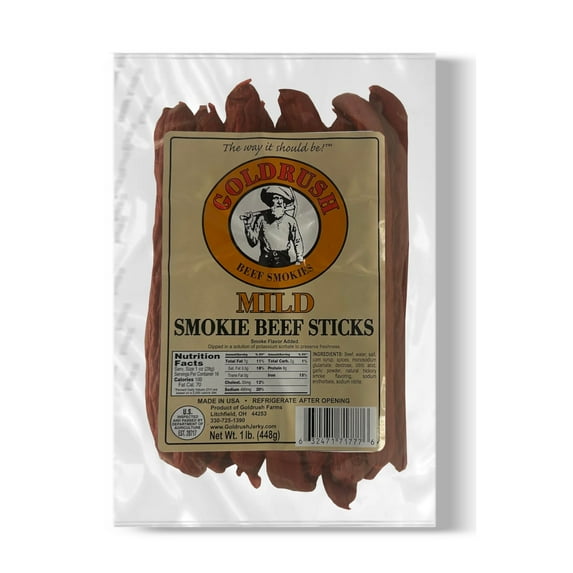 Goldrush Farms 71777 100% Mild Beef Sticks, 16 oz.