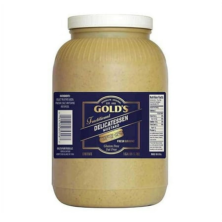 Golds Delicatessen Style Mustard, 1 Gallon - 4 per case.