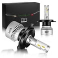 thumbnail image 1 of Goldsray 777_H4 6500K Cool White H4 LED Headlight 60W Automotive Bulb 2 Pack, 1 of 9