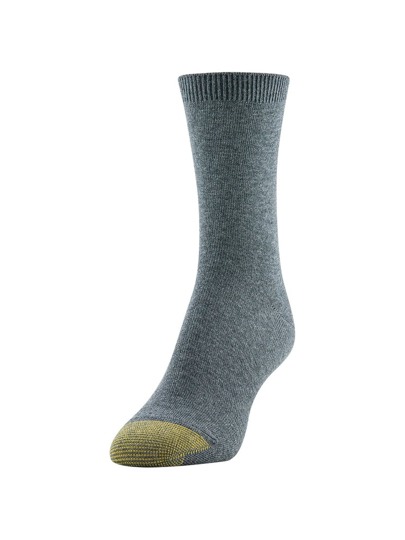 Goldtoe Edition Womens Modern Mid-Crew Socks, 6-Pack, Shoe Sizes 6-9, Women's, Size: Shoe Size: 6-9, Gray