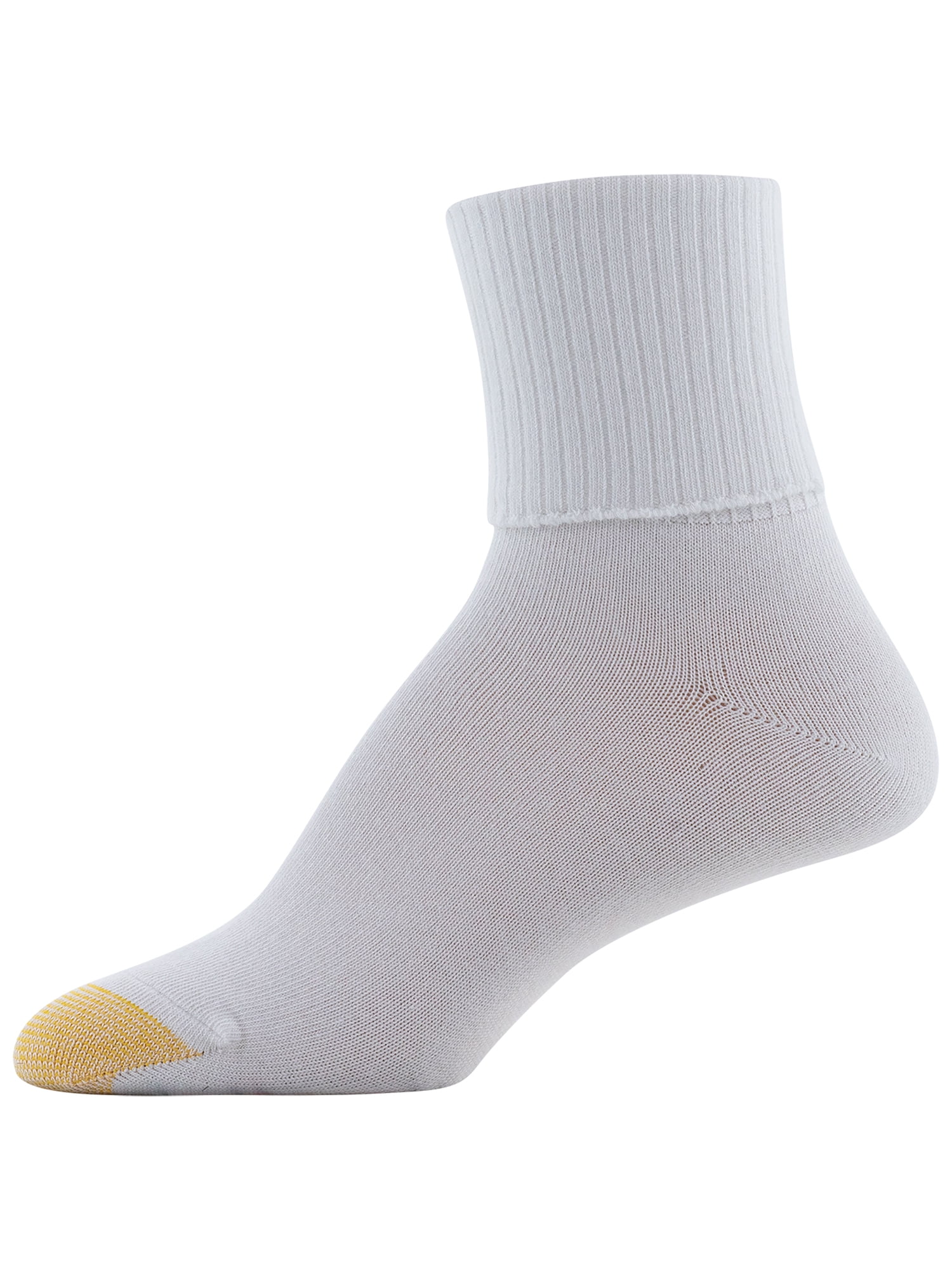 gold toe womens dress socks Goldtoe Edition Classic Turn Cuff Socks, 6 Pairs, Women's, Size: Shoe Size 6-9, White gold toe socks white