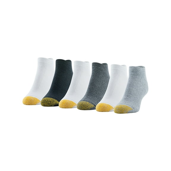 Goldtoe Edition Womens Full Cushion No Show Socks, 6 Pairs