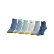 Edition Womens Scroll Floral Liner Socks, 6 Pairs