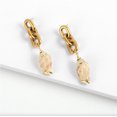 thumbnail image 1 of Goldtone Chain Link Shell Drop Earrings, 1 of 1