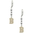thumbnail image 1 of Goldtone Crystal Initial - B - Crystal Madison Leverback Earrings, 1 of 2