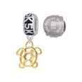 thumbnail image 1 of Goldtone Cutout Sea Turtle 5K Run She Believed She Could Charm Beads (Set of 2), 1 of 1