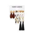 thumbnail image 1 of Goldtone & Faux Tortoise Shell Stud And Drop Earring Set, 1 of 1