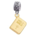 thumbnail image 1 of Goldtone Holy Bible - Celtic Knot Charm Bead, 1 of 1