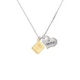 thumbnail image 1 of Goldtone Holy Bible Mother Heart Necklace, 1 of 2
