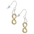 thumbnail image 1 of Goldtone Infinity Rope Heart French Earrings, 1 of 1