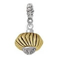 thumbnail image 1 of Goldtone Large Angled Rope Spinner - Rope Charm Bead, 1 of 1