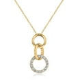 thumbnail image 1 of Goldtone Triplet Hooplet Pendant, 1 of 1
