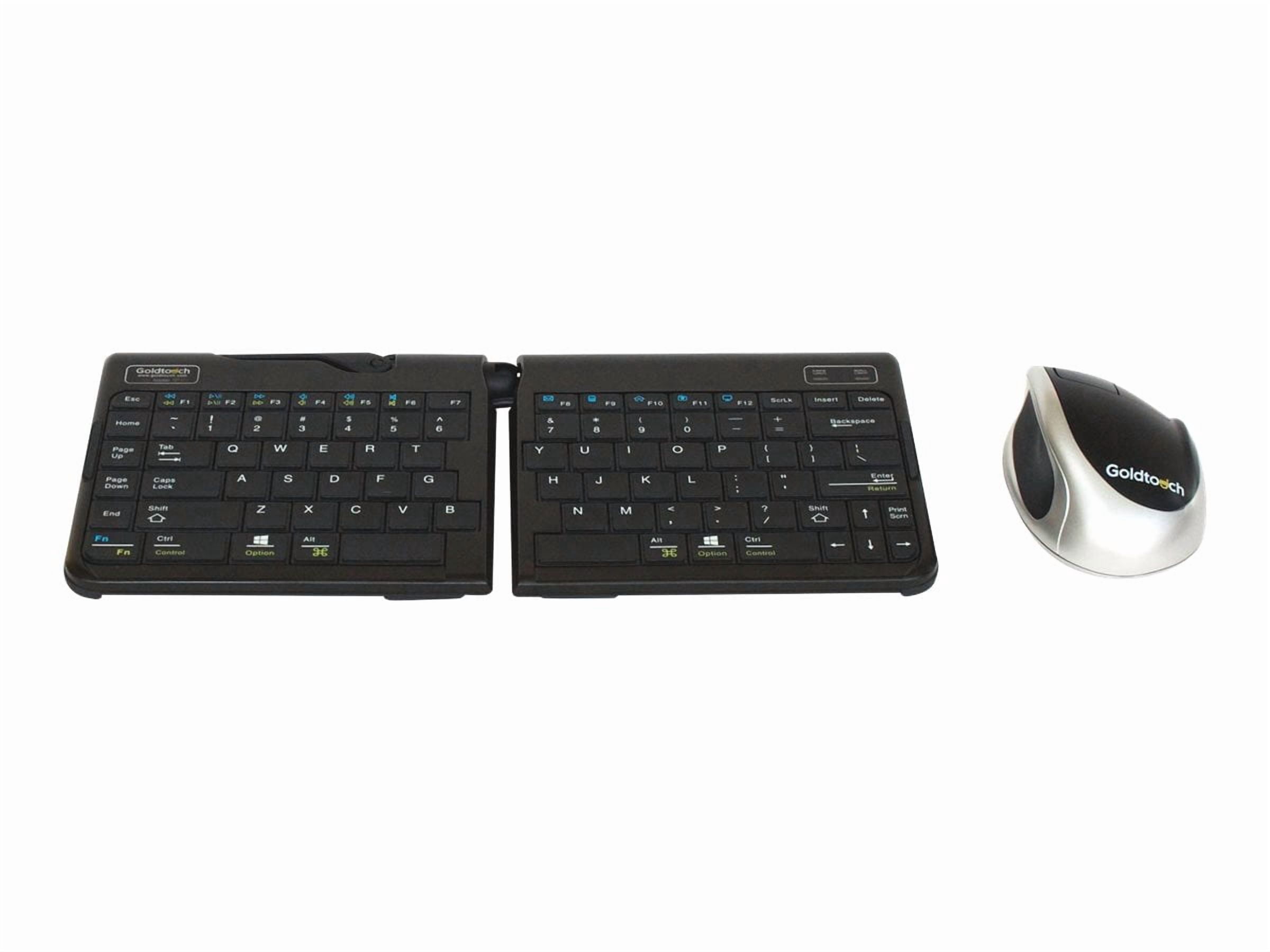 Goldtouch Go!2 Mobile Keyboard/Mouse Bundle - Keyboard and mouse set - wireless - Bluetooth